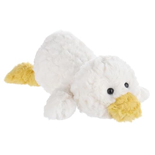 Apricot Lamb Toys Plush Yellow Lying Duck Stuffed Animal Soft Cuddly Perfect for Kids 12 Inches - Image 1