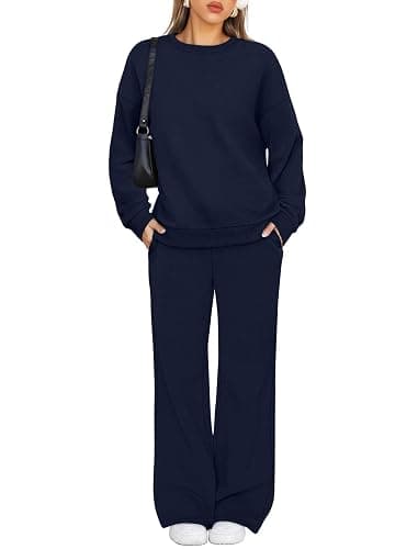 XIEERDUO Sweatsuits Women 2 Piece Outfit Matching Lounge Sets Fall Outfits 2025 Fashion Clothing Crewneck Track Suits thumbnail 2