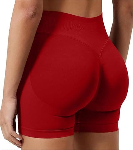 TRYTO Impulse Collection Compression Impact Shorts Women Hidden Scrunch Workout Seamless Squat Proof Short thumbnail 7