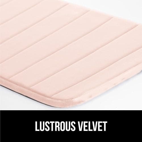 GORILLA GRIP Memory Foam Bath Mat, Soft Absorbent US Designed Bathroom Rug, Gripping Dots Machine Washable Bathmat, Cushioned Floor Mats, Shower Sink Rugs Room Décor Accessories, 24x17 Pink thumbnail 6
