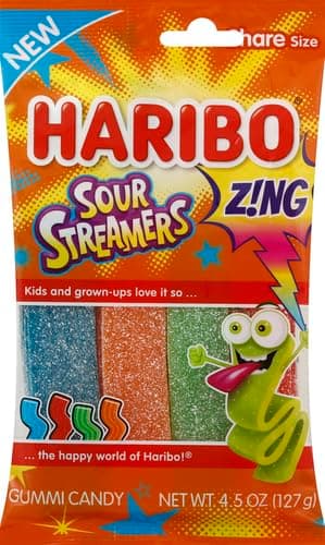 Haribo Sour Streamers (3.6oz) - Image 1