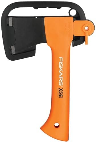 Fiskars Ascia da Taglio X5, Lunghezza: 23 cm, XXS, Nero/Arancione, 1015617 - Image 1