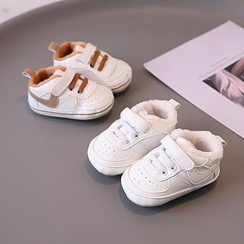 Clowora Unsex Baby Shoes Boys Girls Infant Sneakers Non-Slip Soft Rubber Sole Toddler Crib First Walker Lightweight Shoes thumbnail 6