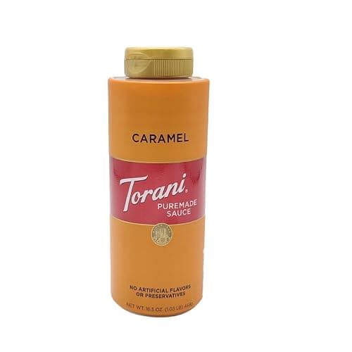 Torani Puremade Sauce, Caramel, 16.5 Ounces(Pack of 4) thumbnail 4