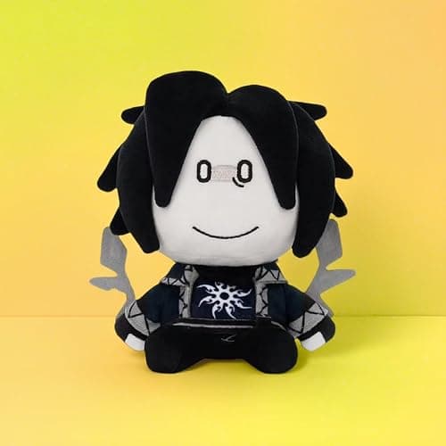 Forsaken Two-Time Plush Doll, 7.5 Inch Soft Stuffed Character Figure, Black and White Game Plush for Fans, Collectible Desk Decor, Gaming Room Display & Gifts thumbnail 2
