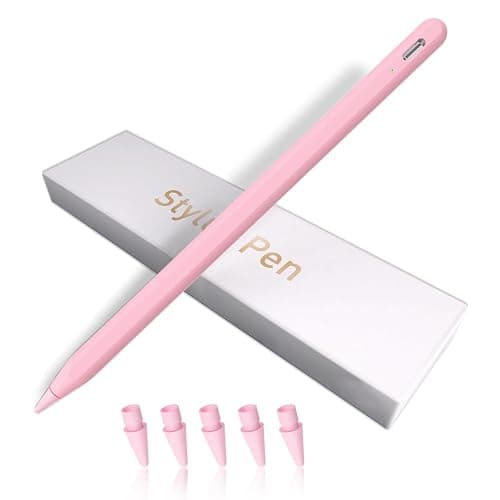 iPad Pencil for 9th & 10th Generation, Fast Charge Stylus Pen for Palm Rejection and Tilt Sensitivity, Compatible with iPad Pro 11/12.9in, Mini 5/6, iPad 6/7/8/9/10, Air 3/4/5 (PK) - Image 1