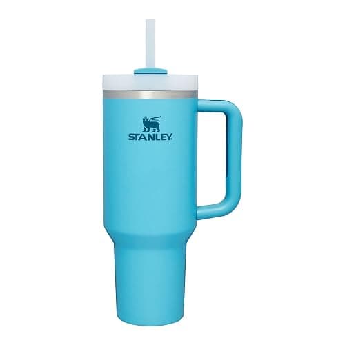 Stanley Quencher H2.0 Tumbler with Handle and Straw 40 oz | Flowstate 3-Position Lid | Cup Holder Compatible for Travel | Insulated Stainless Steel Cup | BPA-Free | Pool - Image 1