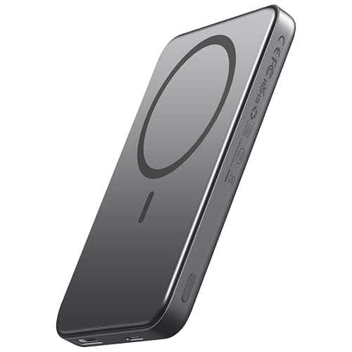 Power Bank (10,000mAh) for Magsafe Portable Charger, Magnetic Battery Pack with USB-C 20W Fast Charging, Slim Wireless Charger for iPhone Air/17/16/15/14/13 Series, for Travel Cruise Essentials - Image 1