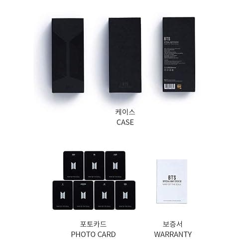 DREAMUS BTS Official Lightstick Map of The Soul Special Edition + BTS Transparant Photocard thumbnail 7