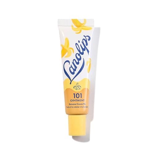 Lanolips 101 Ointment - Lanolin Lip Balm for Smooth, Hydrated & Healthy Lips - Multipurpose Ointment with Lanolin Oil for Dry Cuticles & More - Banana Cream Pie (0.35 oz) - Image 1
