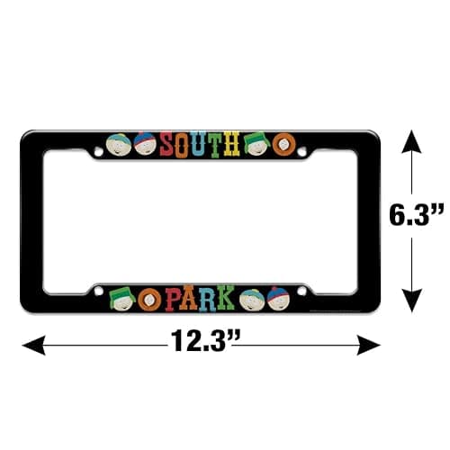 GRAPHICS & MORE South Park Characters Logo License Plate Tag Frame thumbnail 4