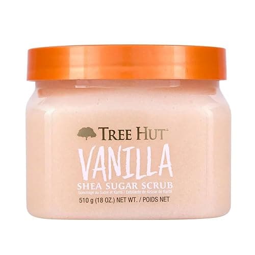 Tree Hut Vanilla Shea Sugar Exfoliating & Hydrating Body Scrub, 18 oz - Image 1
