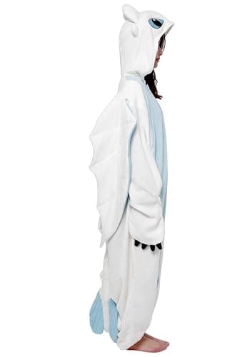 SAZAC Kigurumi - How to Train Your Dragon - Light Fury - Onesie Jumpsuit Halloween Costume thumbnail 5