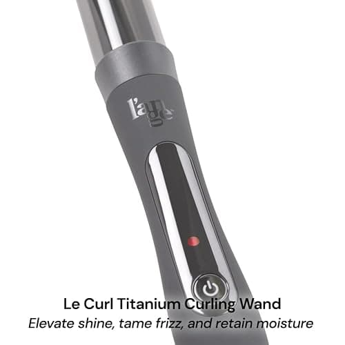 L'ANGE Hair Le Curl 32 MM Titanium Curling Wand | Professional 1.25 Inch Curling Iron for All Hair Types | Clip Free Hair Curler | Best Curling Wand for Tighter Curls & Beach Waves thumbnail 3