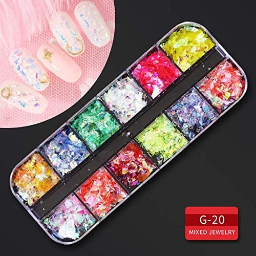 Artdone 9 boxes Nail Rhinestones,Nail Gems Nail Diamonds,Nail Art Studs Nail Crystals Nail Sequins for Nails Kit with 1 Tweezers and 3 Pen for Nail Art Supplies Accessories thumbnail 6