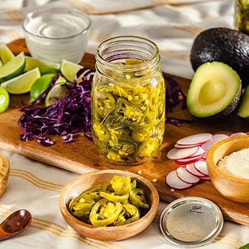 Ball Regular Mouth Glass Mason Jars with Lids and Bands, Used for Canning (Pint, 16 Ounce (Pack of 6)) thumbnail 6