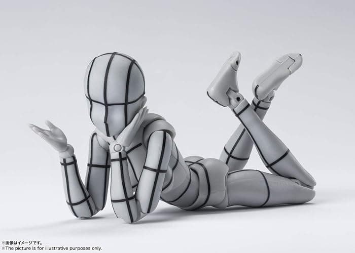 TAMASHII NATIONS - Body Chan -Wireframe-(Gray Color Ver.) -, Bandai Spirits S.H.Figuarts Action Figure thumbnail 6