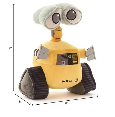 Disney Store Official Wall-E Medium Soft Toy for Kids, Cuddly Character with Fuzzy Texture and Embroidered Details, Print Panel, Disney Plushy Suitable for All Ages thumbnail 3