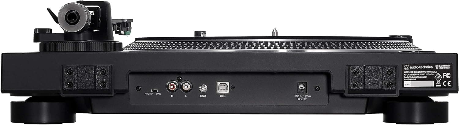 Audio-Technica LP120xBTUSB Direktangetriebener Plattenspieler (Bluetooth & USB) Schwarz thumbnail 2