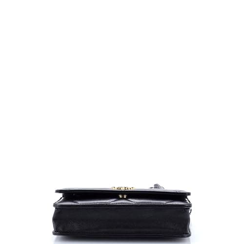 Chanel, Pre-Loved 19 Wallet on Chain Quilted Lambskin, Black thumbnail 4