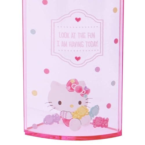 Sanrio 213110 Pink Plastic Hello Kitty Kitty Pen Stand 360 Degree Rotating Pen Stand Pen Holder Cosmetic Makeup Brush Tulle Pet Character thumbnail 6