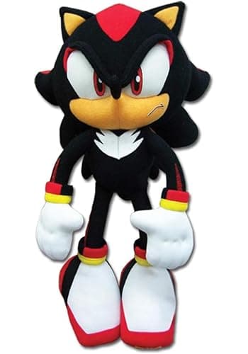 Sonic The Hedgehog New_8967 Great Eastern GE-8967 - Shadow Plush, 12", Multicolor - Image 1