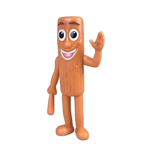 TJLMCORP 4 Inches Tall Italian Brainrot Action Figure,Tung Tung Tung Sahur,Desk Accessories for Women Men Gift Cute Office Desk Decor Bookself Cubicle Girls Boys - Image 1