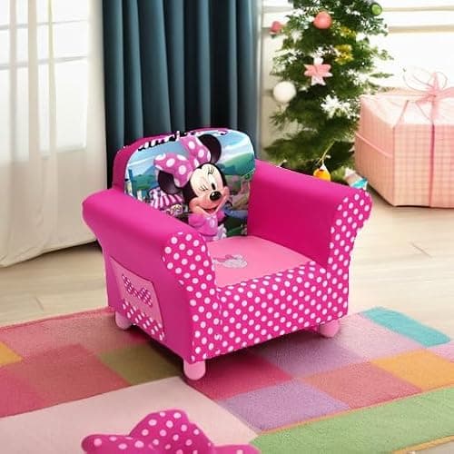 Disney Minnie Mouse Kids Upholstered Chair by Delta Children (UP83517MN) thumbnail 2