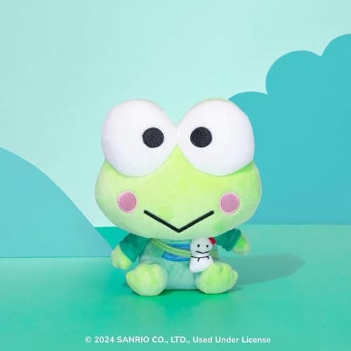 Jazwares Hello Kitty and Friends, Keroppi Series 1 Plush - Hoodie Fashion and Bestie Accessory - Officially Licensed Sanrio Product from thumbnail 7