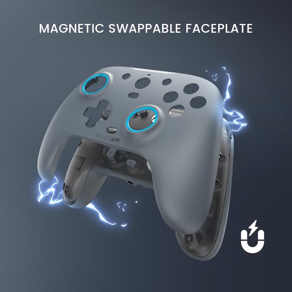 GameSir G7 SE Wired Controller for Xbox Series X|S, Xbox One & Windows 10/11, Plug and Play Gaming Gamepad with Hall Effect Joysticks/Hall Trigger, 3.5mm Audio Jack-Gray thumbnail 5