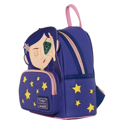 Loungefly Coraline Stars Double Strap Mini Backpack thumbnail 5