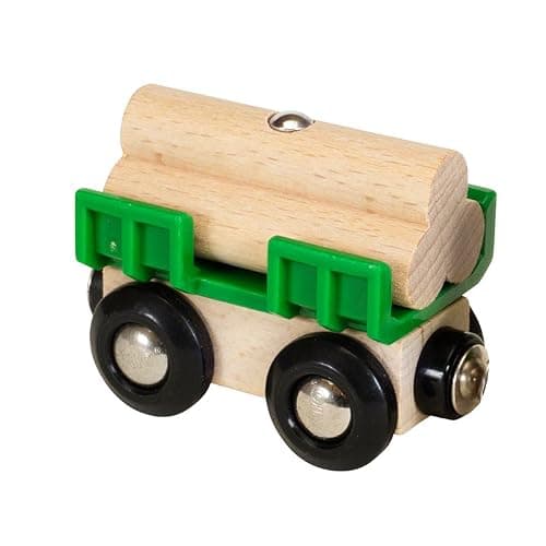 BRIO 33799 Traktor mit Holz-Anhänger thumbnail 3