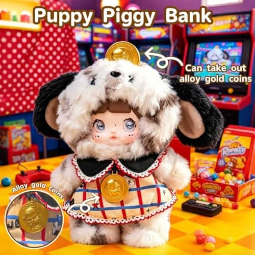 Mckkymi Plush Blind Box,Kawaii Nommi About The Childhood Series Stuffed Blind Box Doll 1PC,Unique Designs Keychain & Bag Charm,Cute Anime Vinyl Plushies Collectible for Birthday (Random 1PC) thumbnail 5