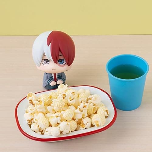 MHA Look up Figures Izuku Midoriya Action Figure Sitting Pose 3.94" Cute Anime Figurine Todoroki Shouto Figure Statue Collectibles Gift thumbnail 4