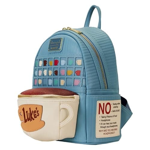 Loungefly Gilmore Girls Luke's Diner Domed Coffee Mug Double Strap Shoulder Bag thumbnail 4