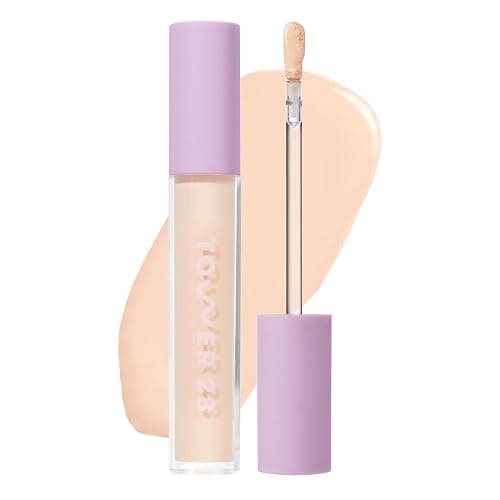 Tower 28 Swipe Serum Hydrating Concealer, 3.0 Light/Warm Peach (0.22 oz) | Hydrating Medium Coverage Concealer & Under Eye Brightener with Hyaluronic Acid & Centella, Face Makeup for Sensitive Skin - Image 1
