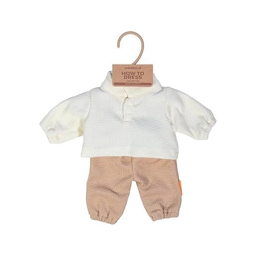 Miniland - Clothes for 38 cm Doll, Clothing Accessory for Dolls, Mid-Season Sweater and Pants thumbnail 3