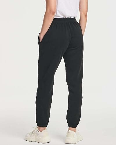 Real Essentials 3 Pack: Women's Fleece Jogger Sweatpants (Available in Plus Size) thumbnail 3