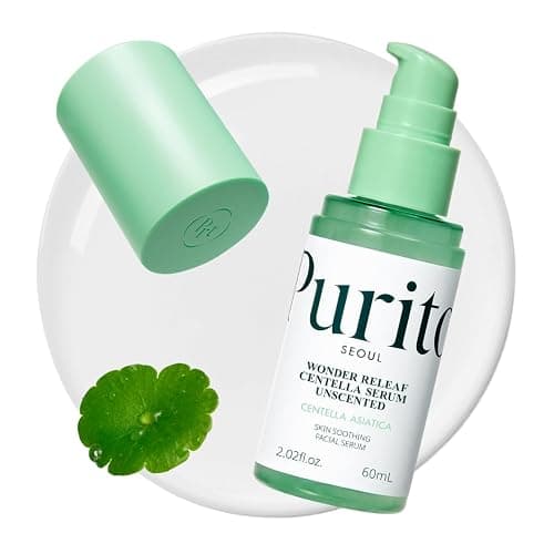 PURITO Centella Unscented Serum, 34,860 ppm Centella, Facial Serum for Sensitive Skin & Acne-Prone Skin, Soothing Serum, Vegan & Cruelty-Free, Korean Skincare, 2 fl.oz / 60ml - Image 1