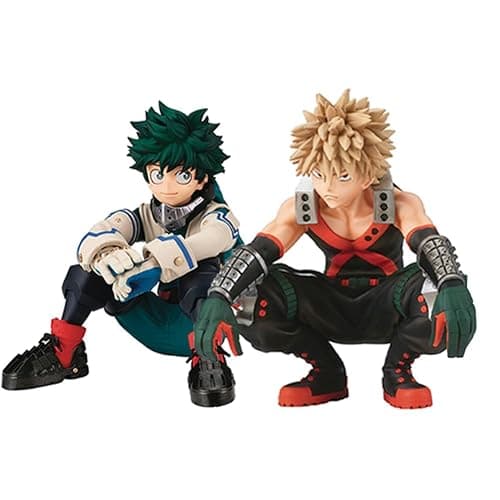 YLQANONG MHA Figures Midoriya Izuku/Bakugo/Todoroki Shouto Anime Figure Statues PVC Mha Anime Figurine Desk Decoration 3.94IN - Image 1