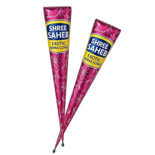 SHREE SAHEB | Henna Paste Cones – 100% Natural & Chemical Free – Ready to Use Pre-Filled Henna Cones Brownish for Hair Color– Pack of 3 (90 g) thumbnail 4