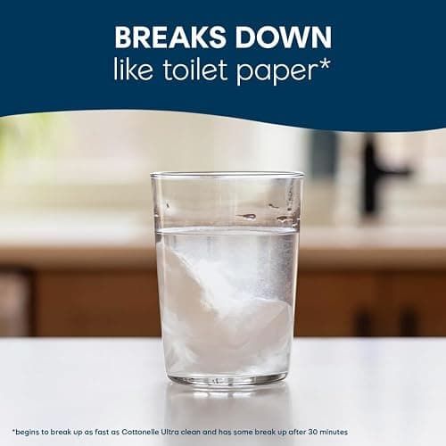 Cottonelle GentlePlus Flushable Wet Wipes with Aloe & Vitamin E, 4 Flip-Top Packs, 42 Wipes Per Pack (168 Total Wipes), Packaging May Vary thumbnail 5