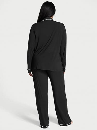 Victoria's Secret Modal Pajama Set, Long Sleeve Button Down Shirt and Pajama Pants, Sleepwear for Women (XS-XXL) thumbnail 3