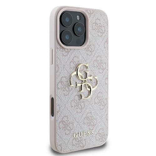 CG MOBILE Guess GUHCP16L4GMGPI hülle für iPhone 16 Pro 6.3" Rosa hardcase 4G Big Logo thumbnail 4