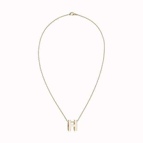 Yuangu Classic Letter Design 18K Gold Plated Womens Necklace Colorful Color Optional Women's Pendant thumbnail 2