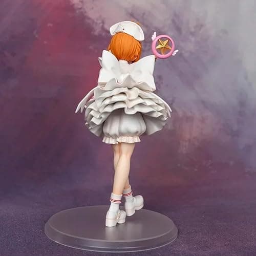 YLQANONG Cardcaptor Figures Kinomot Anime Figure Statues PVC Cerberu Anime Action Figurine for Fans 22CM thumbnail 4