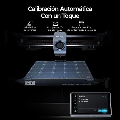Creality K1C Impresora 3D de 600mm/s Alta Velocidad impresión con cámara AI, Actualización K1,Nivelación Automática y Continuar Imprimiendo Automáticamente,220x220x250mm thumbnail 8