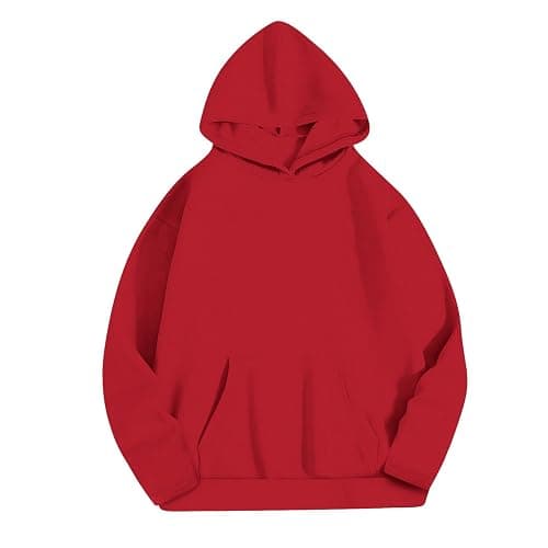 takaeys Hoodies for Women Trendy Long Sleeve Hooded Sweatshirt Oversized Fleece Pullover 2025 Fall Outfits with Pocket thumbnail 2
