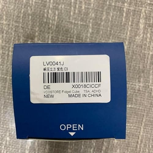 VCOSTORE Fidget Cube for Kids Adults, Fidget Toys for Anxiety, Cube Fidgets Toy Anti Stress Autism OCD ADHD, 12 Sided Sensory Toys for Adult Girls Boys Teens thumbnail 12
