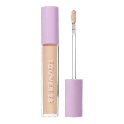 Tower 28 Beauty Swipe Serum Concealer - Hydrating Buildable Medium-Coverage Concealer with Skincare Benefits for Sensitive Skin - Shade 6.0 IE, Light with Warm Undertones, 0.22 Fl Oz - Image 1